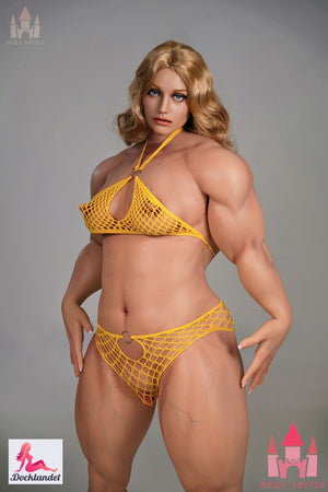 Stella är en 160 cm lång riktigt biffig sexdocka. Troligen den grövsta kvinnliga sexdockan i världen! För dig som gillar stora muskulösa kvinnor är detta den perfekta dockan. Kali har en väldigt stor klitoris och små bröst (storlek B-kupa). Att Stella har så stor klitoris kan ha att göra med hennes extra aktiva livsstil i gymmet, men det skulle också kunna vara så att Kali föddes som hermafrodit med naturligt stor klitoris. Rörlig käke och verklig mun (ROS) ingår i dockans pris. 