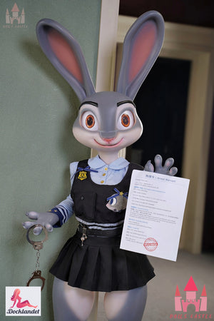 Judy the Rabbit Sexdocka (Dolls Castle 168cm A-Kupa Silikon) Rabbitie Furry Sex Doll