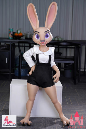 Rabbitie Sexdocka (Dolls Castle 120cm C-Kupa Silikon)