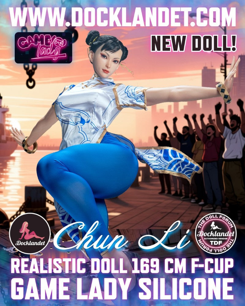 Chun Li Sexdocka (Game Lady 169cm F-Kupa No.33-1 Silikon) Street Fighter Life Size Doll