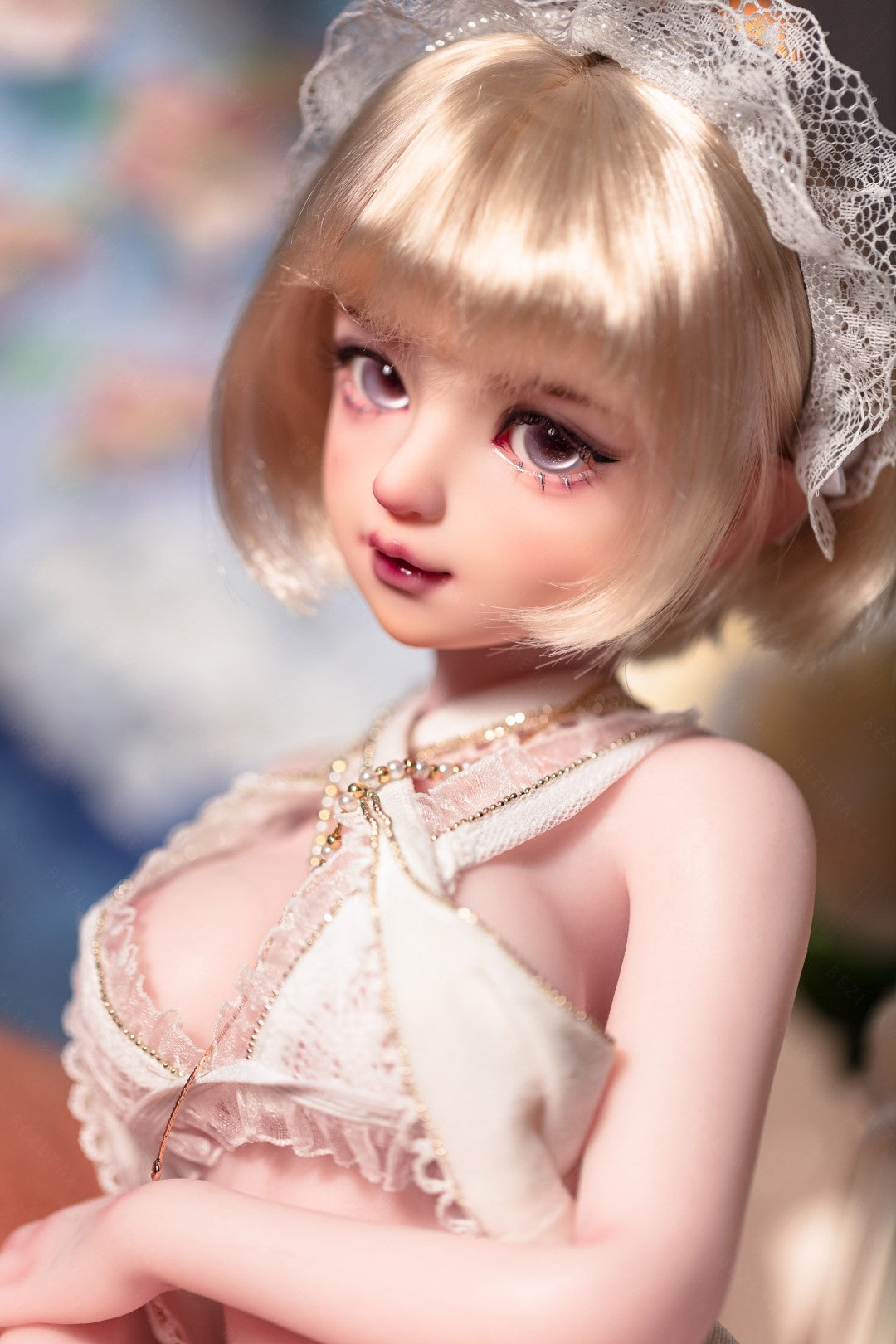 Apricot Sexdocka (Bezlya Doll 62cm E-kupa 2.2 Silikon)