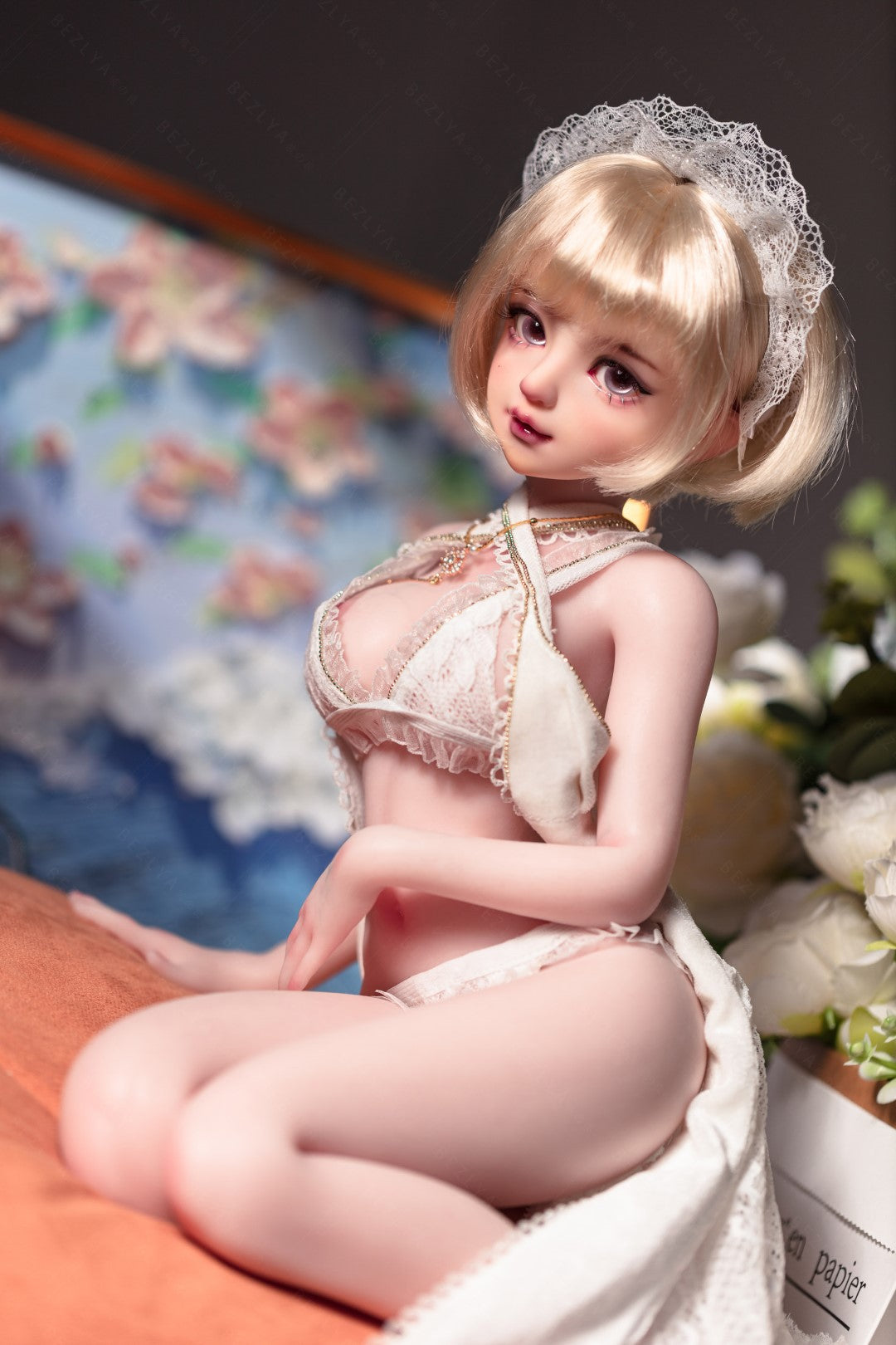 Apricot Sexdocka (Bezlya Doll 62cm E-kupa 2.2 Silikon)