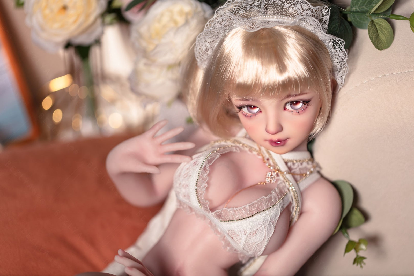 Apricot Sexdocka (Bezlya Doll 62cm E-kupa 2.2 Silikon)