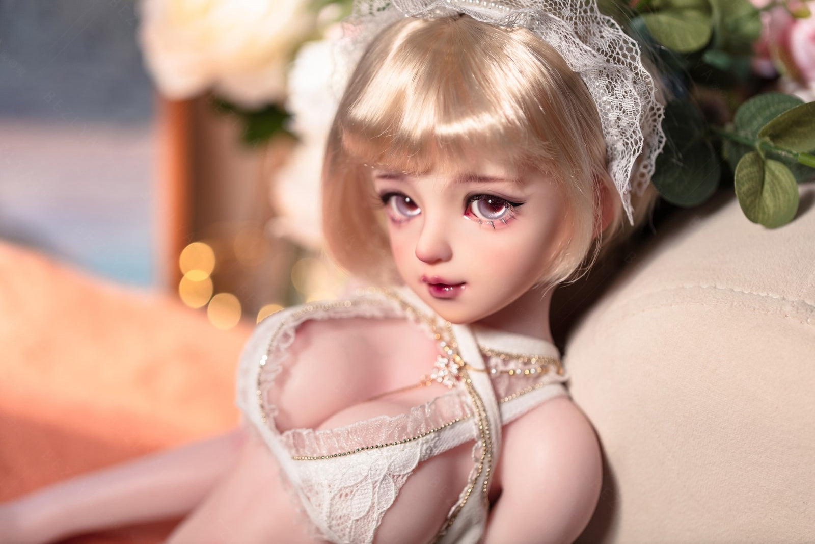 Apricot Sexdocka (Bezlya Doll 62cm E-kupa 2.2 Silikon)