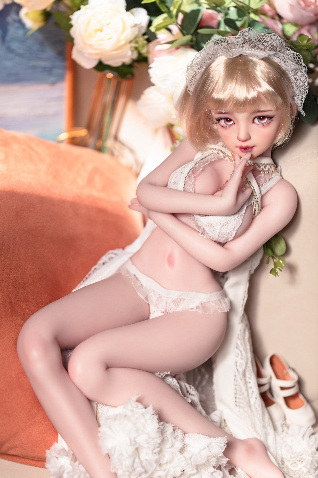 Apricot Sexdocka (Bezlya Doll 62cm E-kupa 2.2 Silikon)