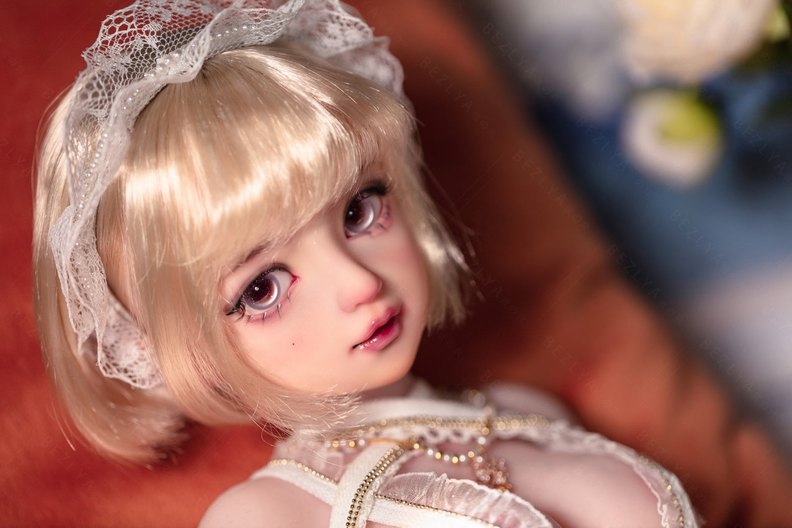 Apricot Sexdocka (Bezlya Doll 62cm E-kupa 2.2 Silikon)