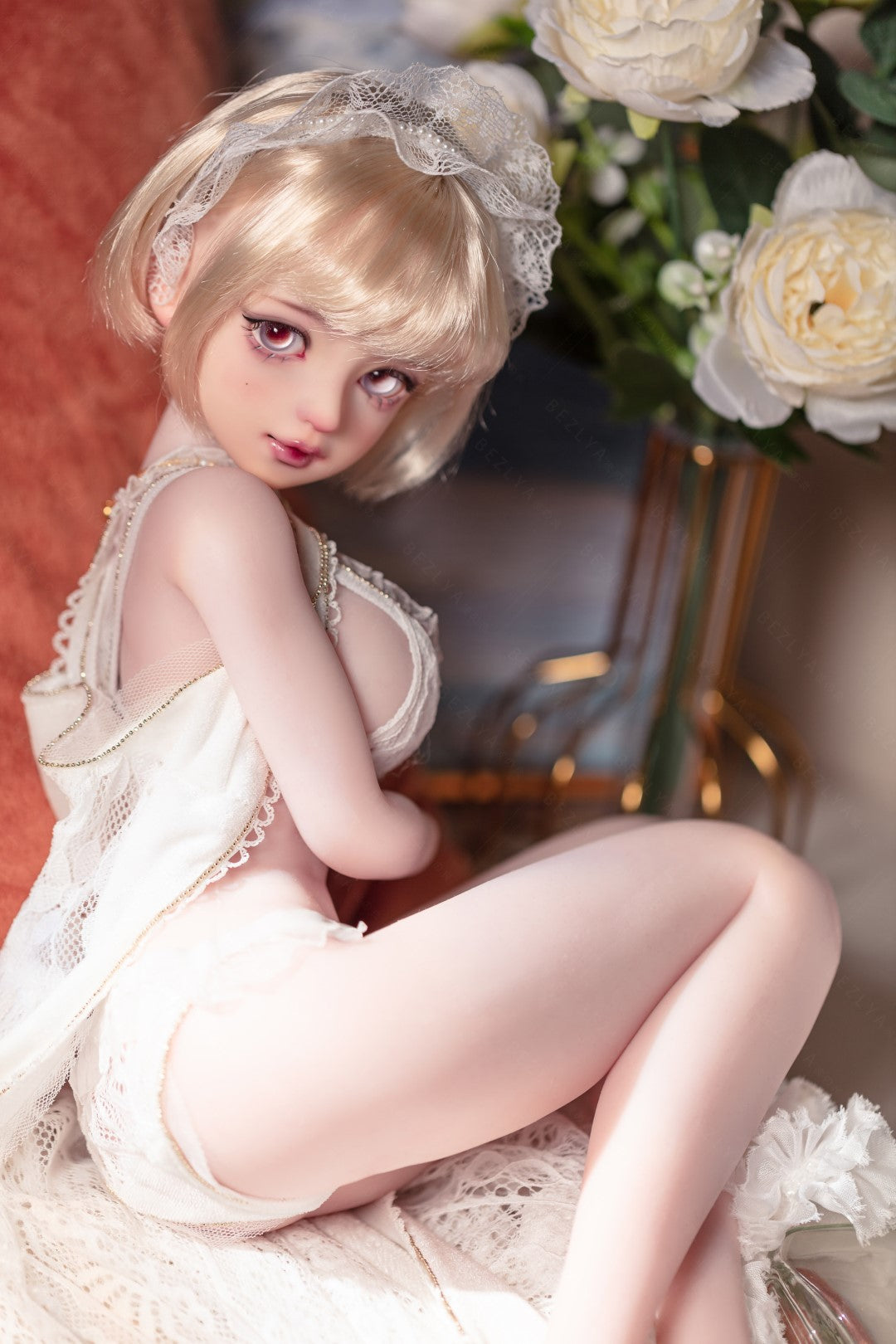 Apricot Sexdocka (Bezlya Doll 62cm E-kupa 2.2 Silikon)
