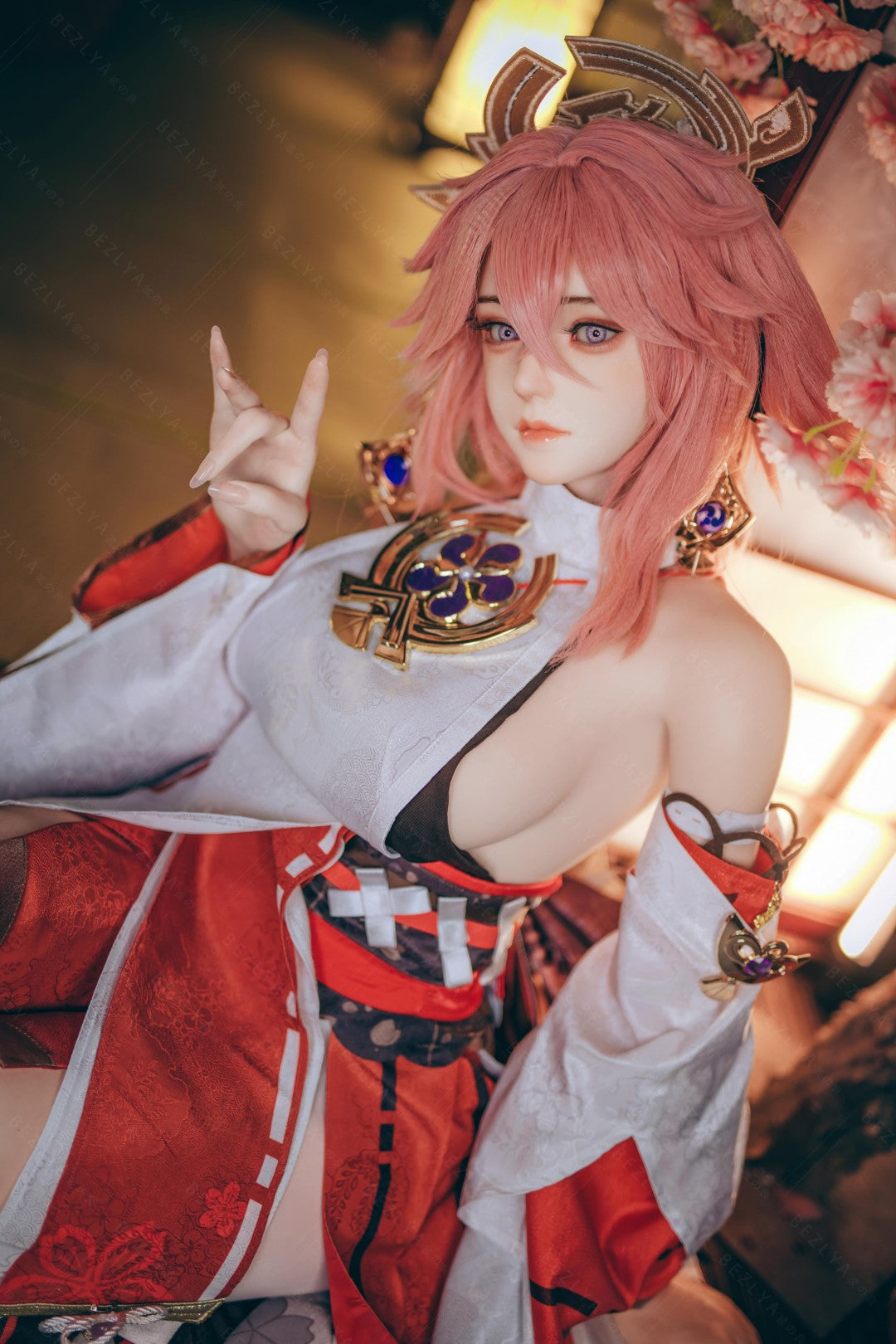 Yae Miko Sex doll (Bezlya Doll 155cm E-cup 2.2CF silicone)