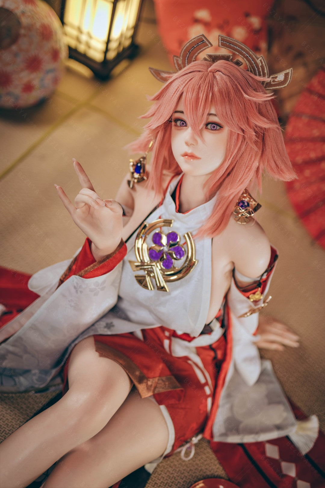 Yae Miko Sex doll (Bezlya Doll 155cm E-cup 2.2CF silicone)