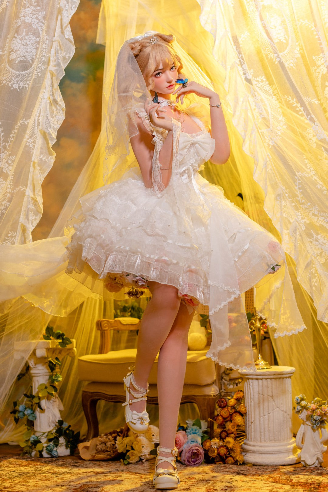 Олеандър секс кукла (Bezlya Doll 156см B-CUP 2.1 Силикон)