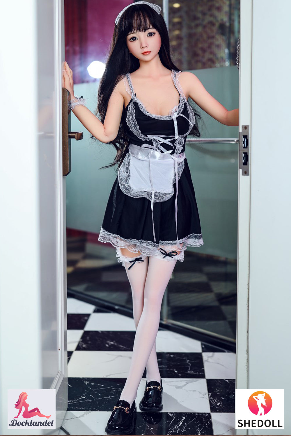 Boneca sexual yoyo (SHEDOLL 148cm D-kupa #sh023 tpe+silicone)