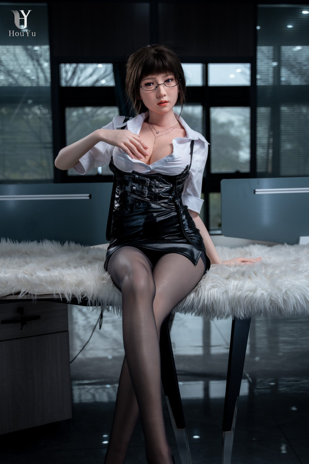 poupée sexuelle Elle (Poupée HouYu 158cm Bonnet D Silicone)