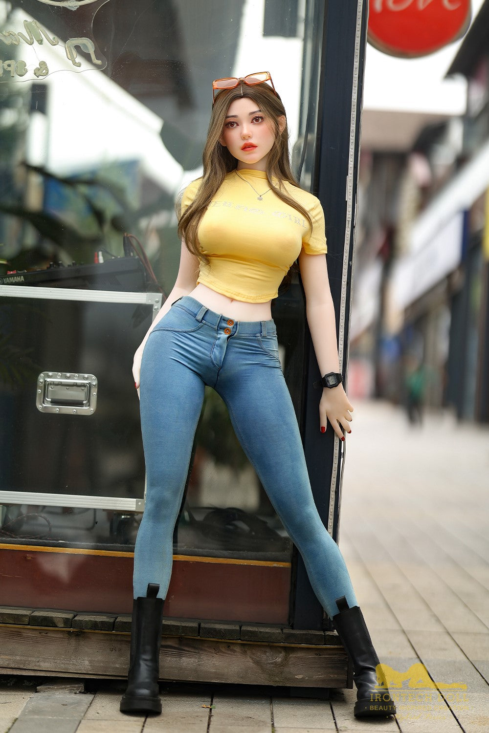 Секс кукла Айлийн (Irontech Doll 159cm G-Cup S40 TPE+силикон)