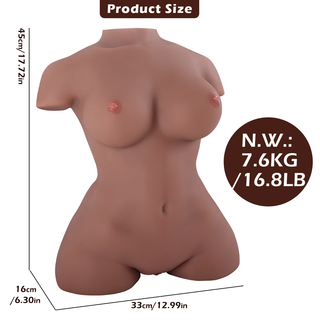 Torso Kurvig (El-Doll 45cm C-Cup TPE) Express
