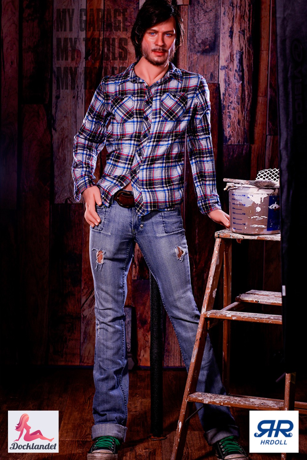 Мъжка секс кукла Джонатан (HRDoll 167cm #17 TPE+силикон)