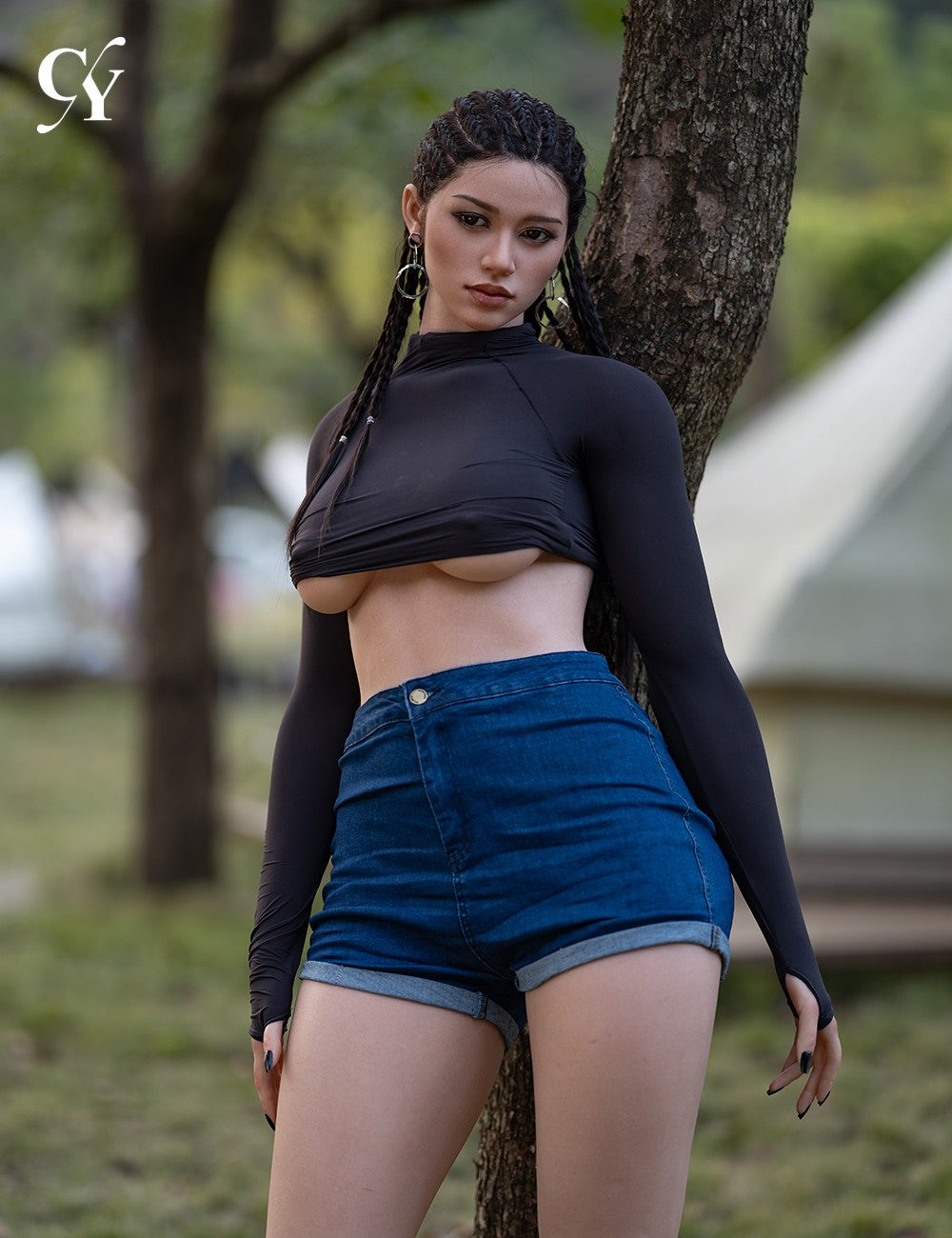 Amber kukull seksi (TOP CYDOLL 170 cm D-kup TPE+Silikon)