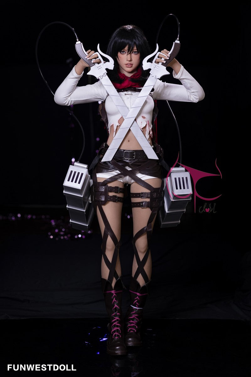 Mikasa Chloe Sex doll (FunWest Doll 159cm A-cup #035 TPE)