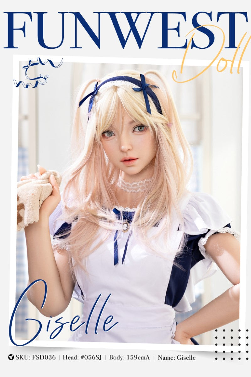 Секс кукла Жизел (FunWest Doll 159cm A-Cup #056SJ силикон)
