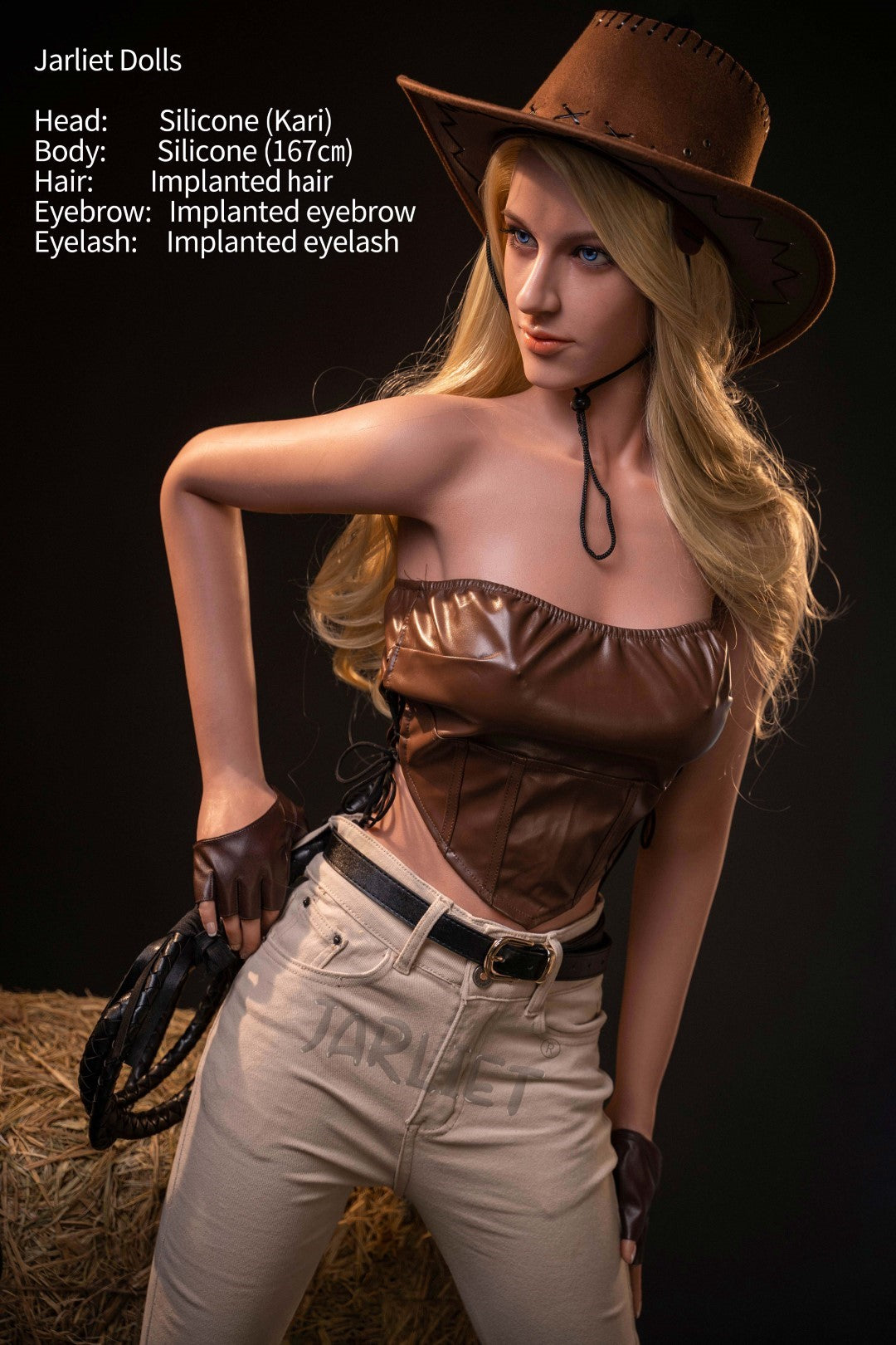 Boneca sexual Kari (Jarliet Silicone de copa B de 167 cm)