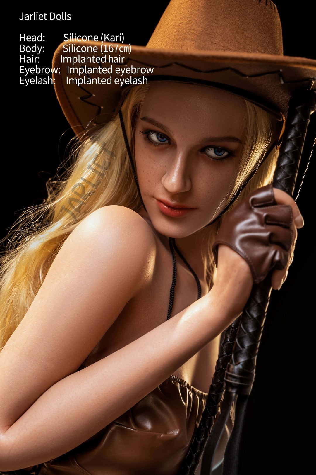 Boneca sexual Kari (Jarliet Silicone de copa B de 167 cm)