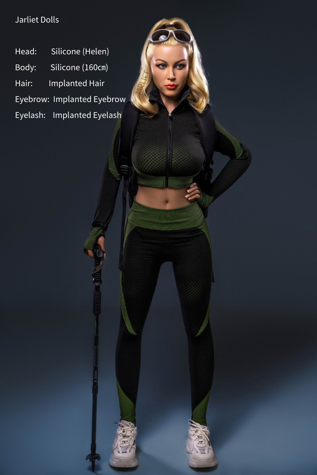 Hélène poupée sexuelle (Jarliet 160 cm C-Cup Silicone)