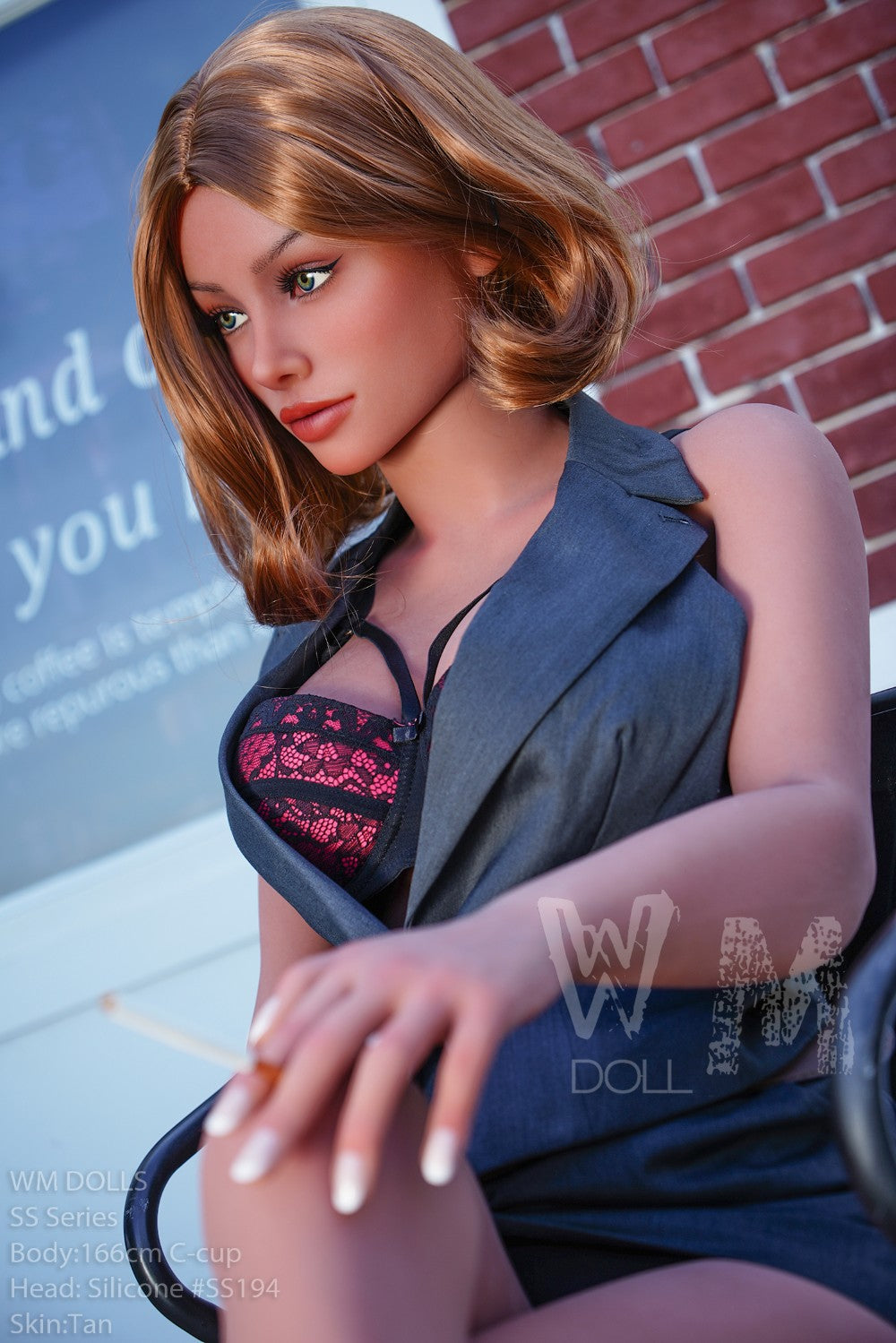 Annie poupée sexuelle (WM-Doll 166cm c-cup # ss194 tPE + silicone)