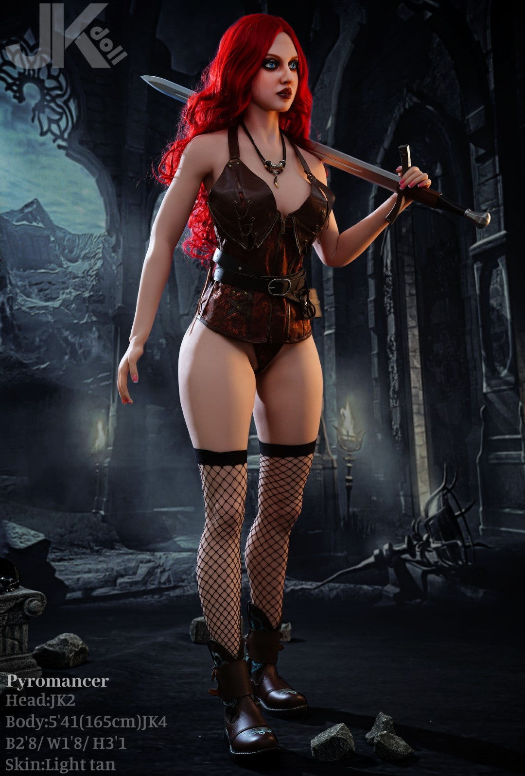 Секс-лялька Піромант (JK-Doll 165 см D-Cup JK2 TPE)