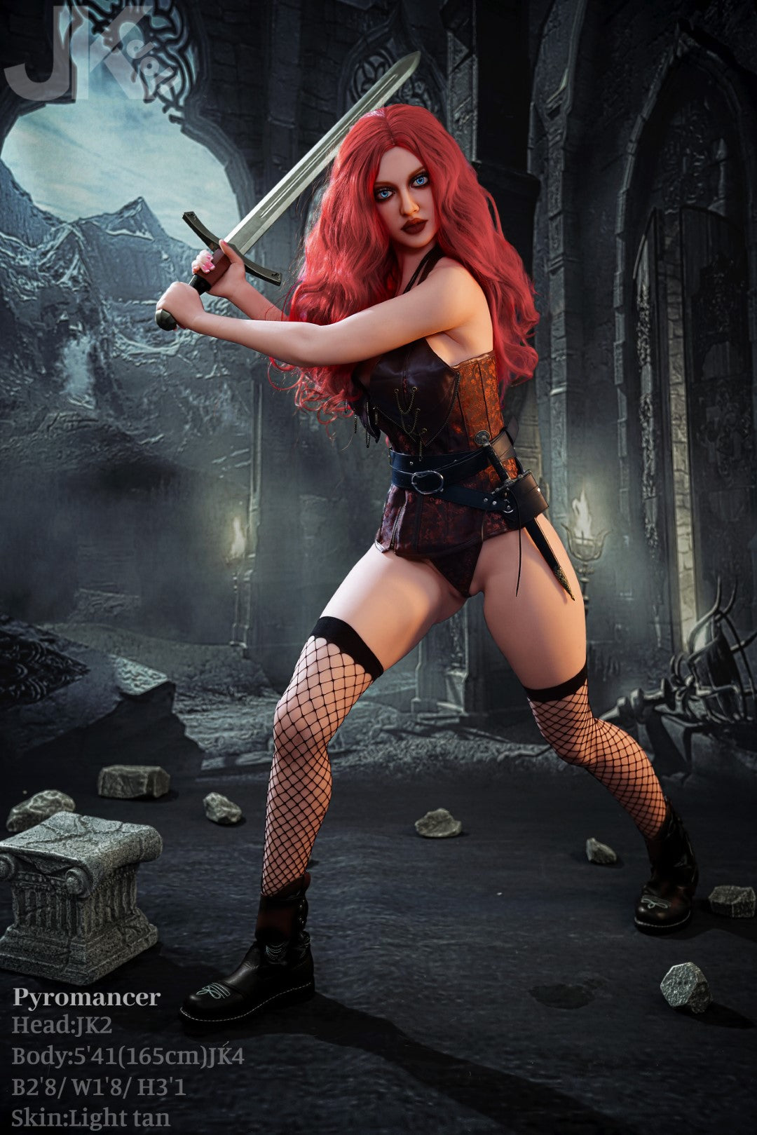 Секс-лялька Піромант (JK-Doll 165 см D-Cup JK2 TPE)