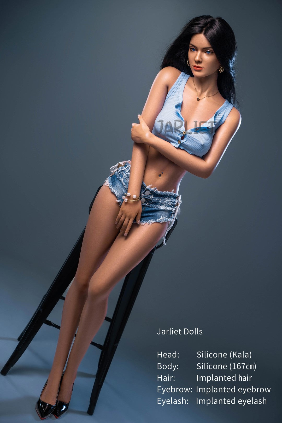 Bald Sex doll (Jarliet 167cm B-cup silicone)