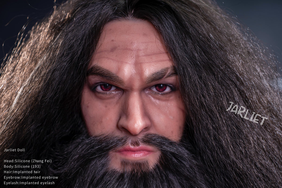 Manlig Sexdocka Zhang Fei från Jarliet – 193 cm Realistisk Docka med Muskelkropp