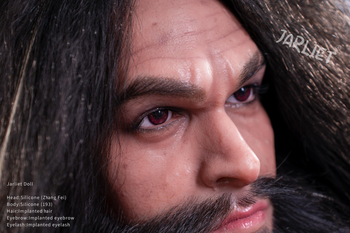 Manlig Sexdocka Zhang Fei från Jarliet – 193 cm Realistisk Docka med Muskelkropp