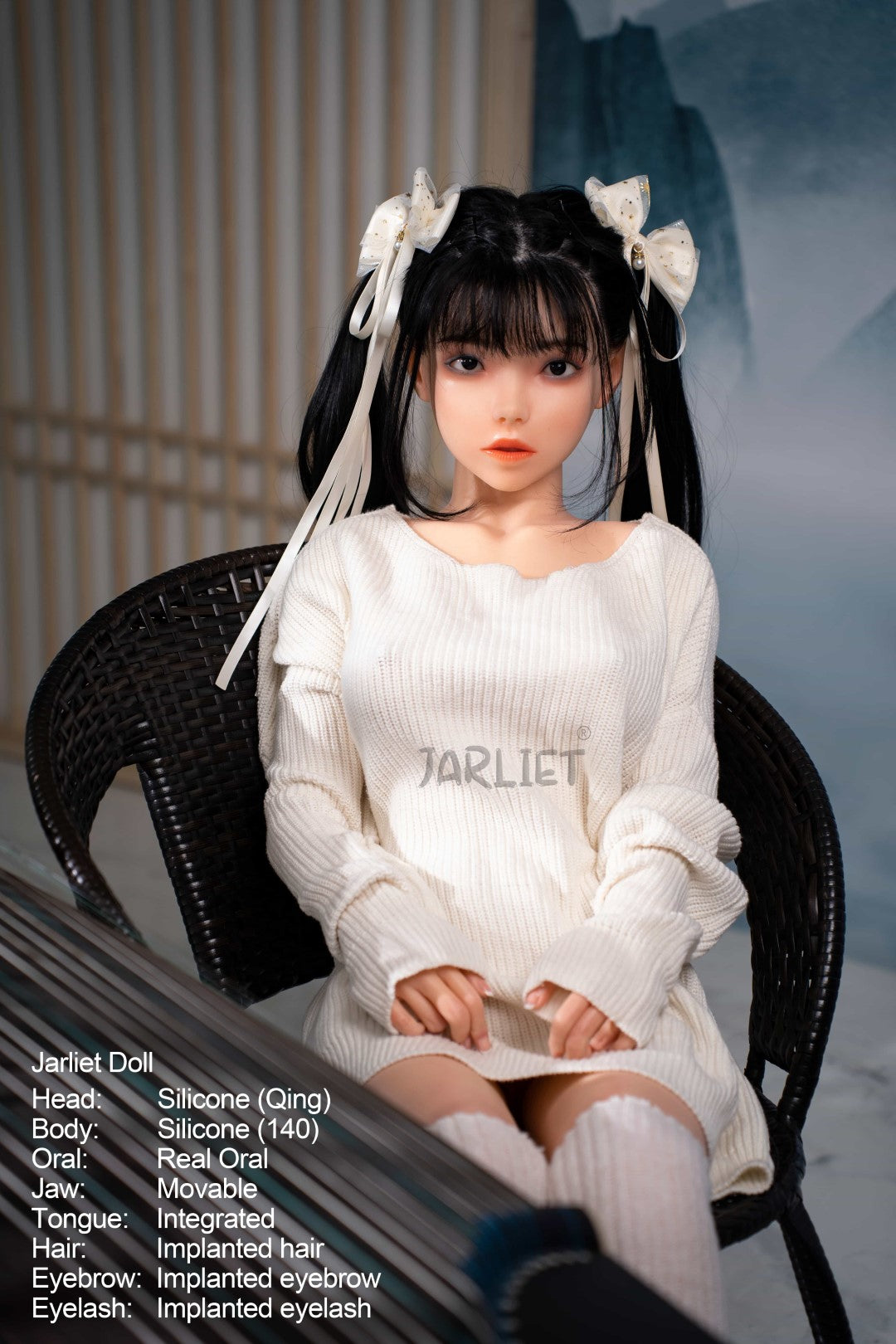 Păpușa sexuală Qing (Jarliet Siliconul C-Cup de 140cm)