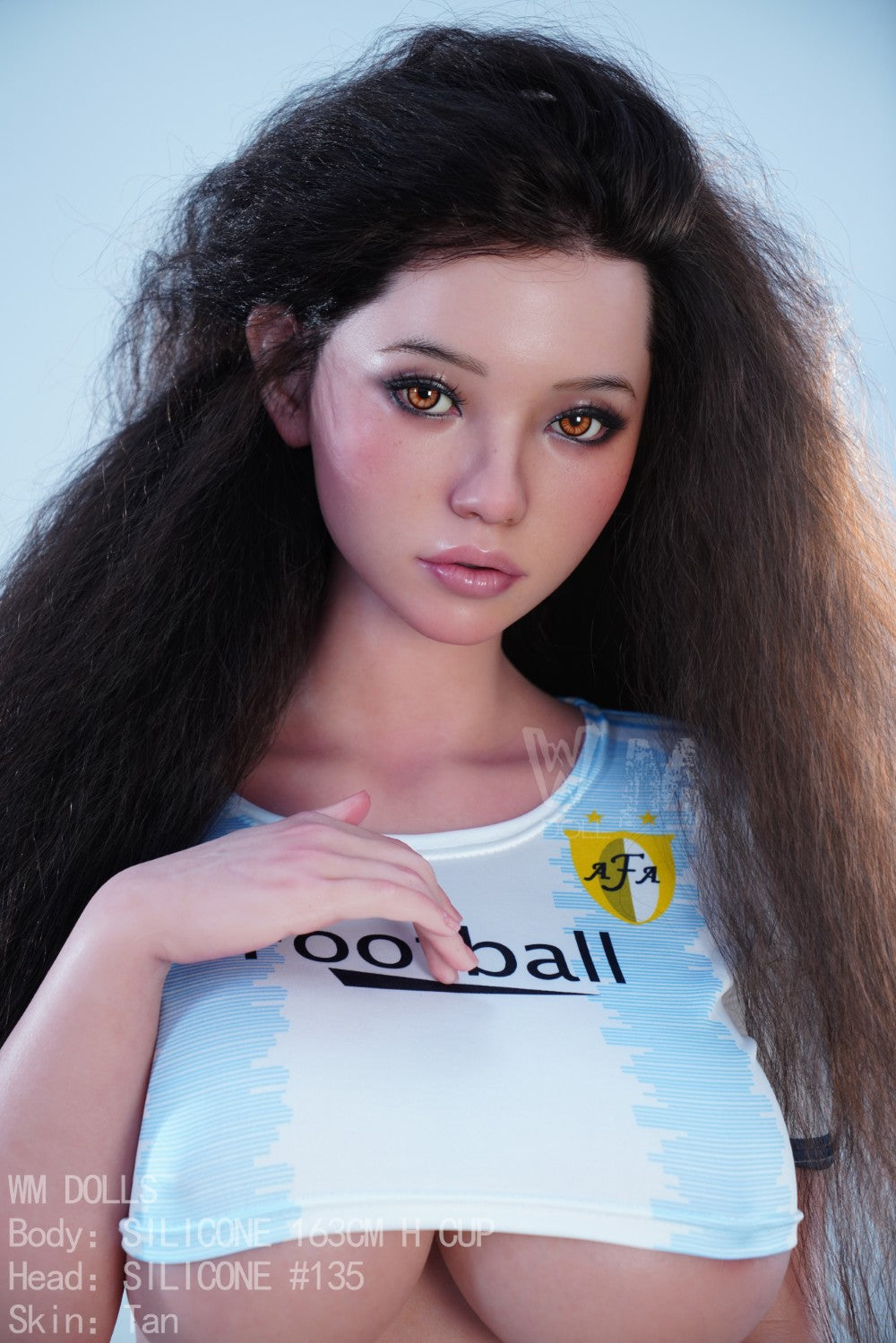 Emina Sexdocka (WM-Doll 163cm H-Kupa S#135 Silikon)