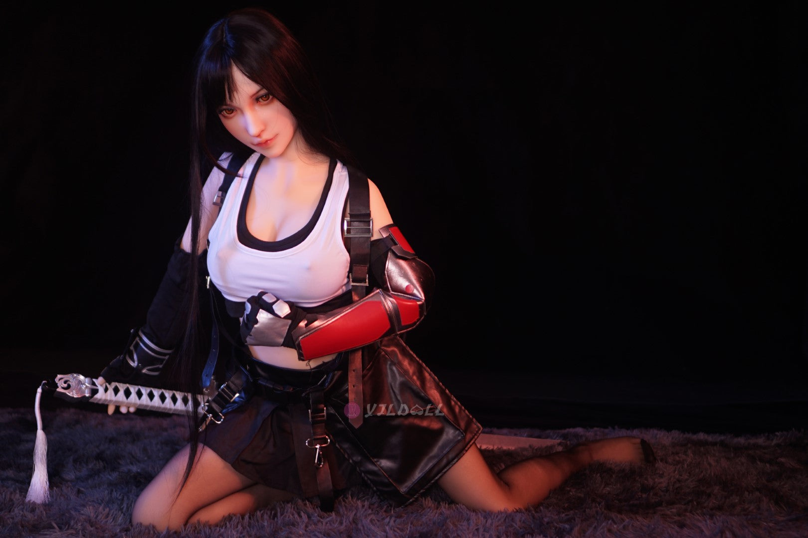 Bousculade poupée sexuelle (YJL Doll 156 cm en silicone f-tobup)