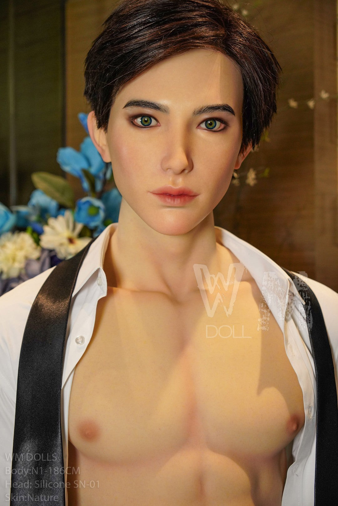 Kenji meessoost seksnukk (WM-nukk 186 cm #N1 silikoon)