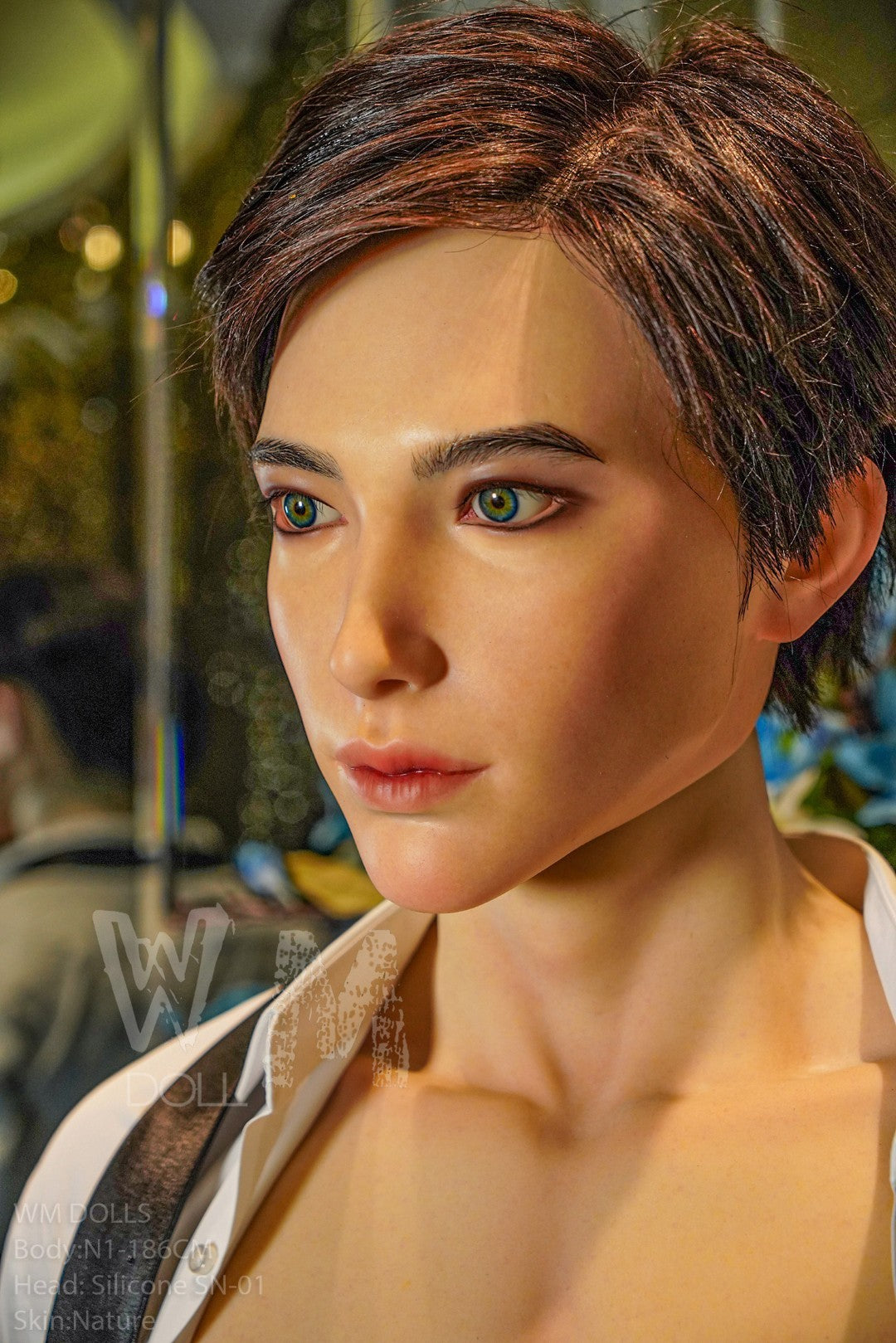 Kenji meessoost seksnukk (WM-nukk 186 cm #N1 silikoon)