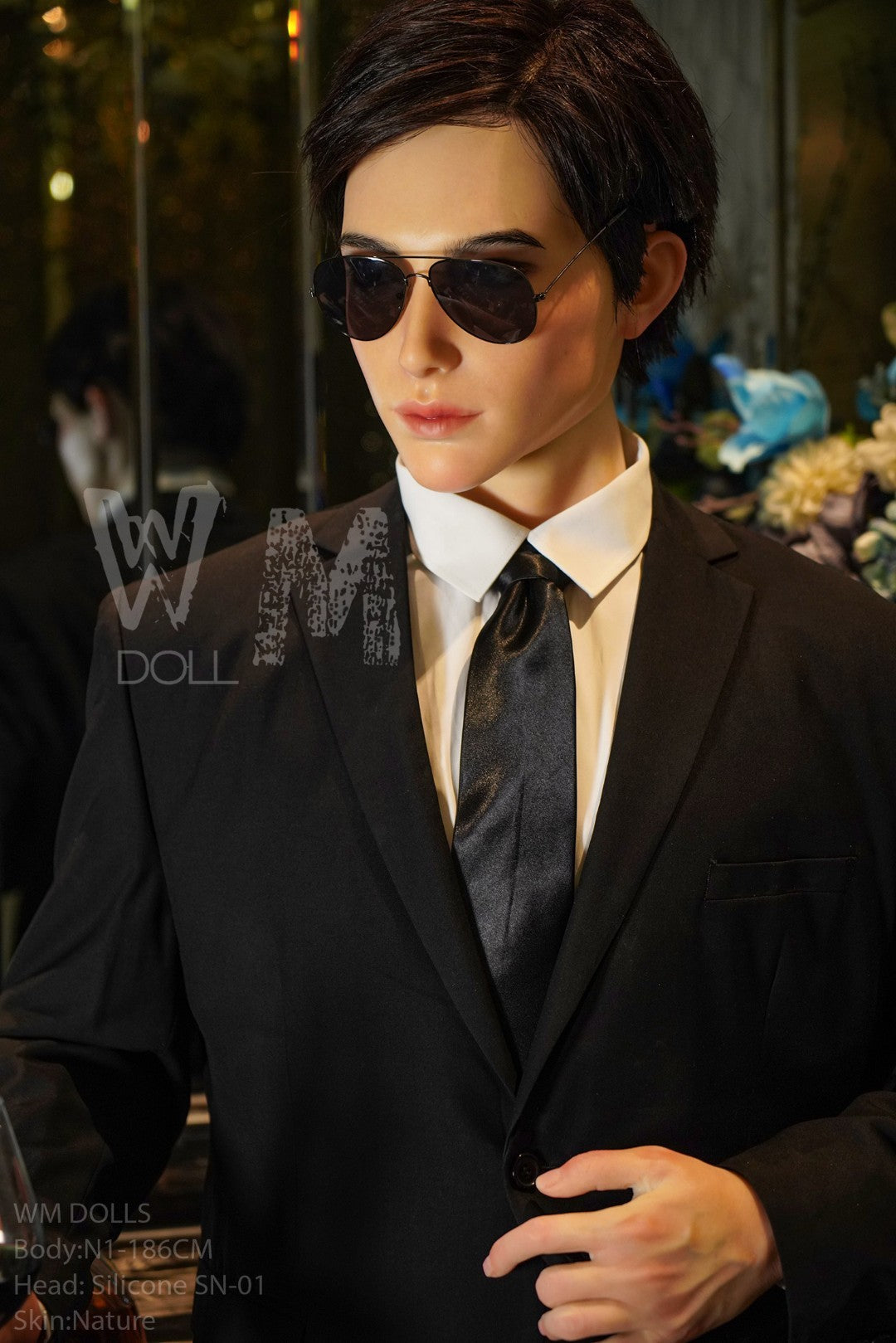 Kenji meessoost seksnukk (WM-nukk 186 cm #N1 silikoon)