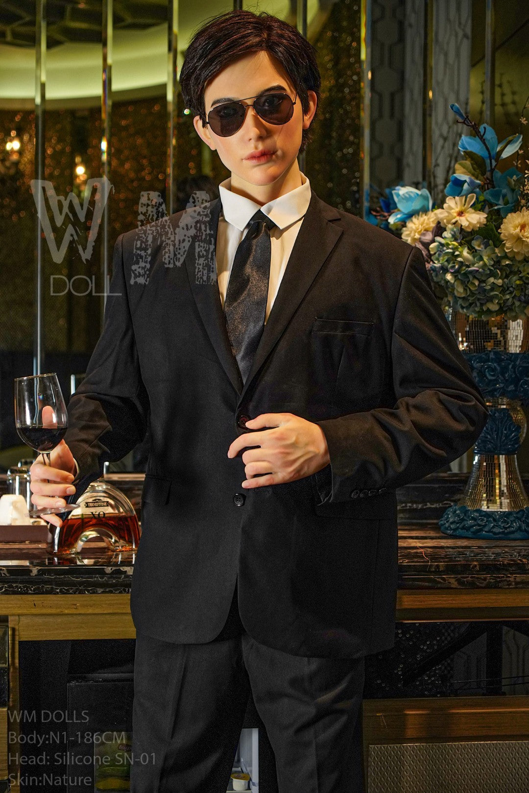 Kenji meessoost seksnukk (WM-nukk 186 cm #N1 silikoon)