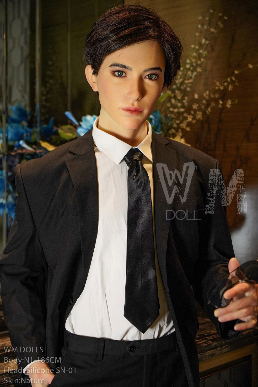 Kenji meessoost seksnukk (WM-nukk 186 cm #N1 silikoon)