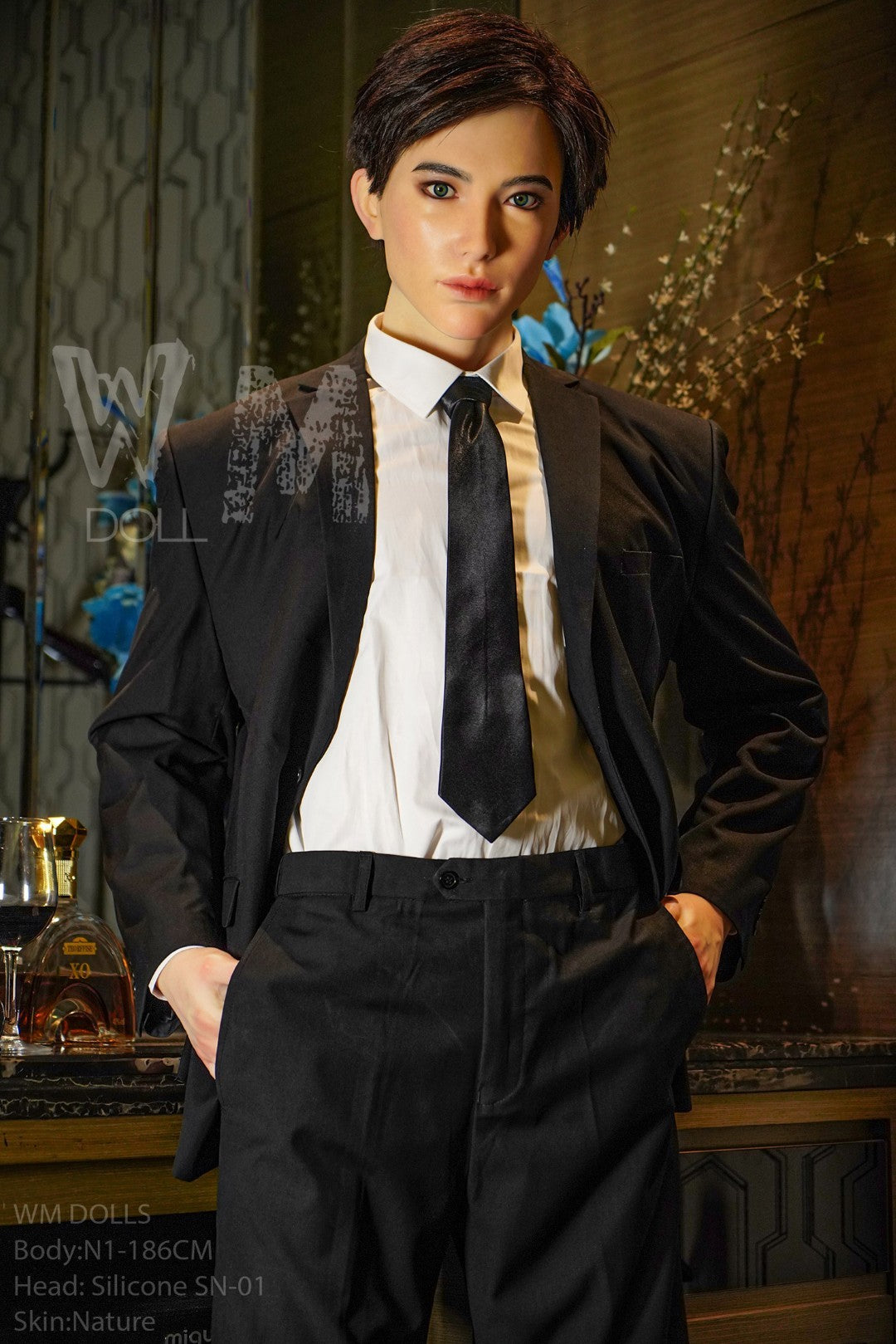 Kenji meessoost seksnukk (WM-nukk 186 cm #N1 silikoon)