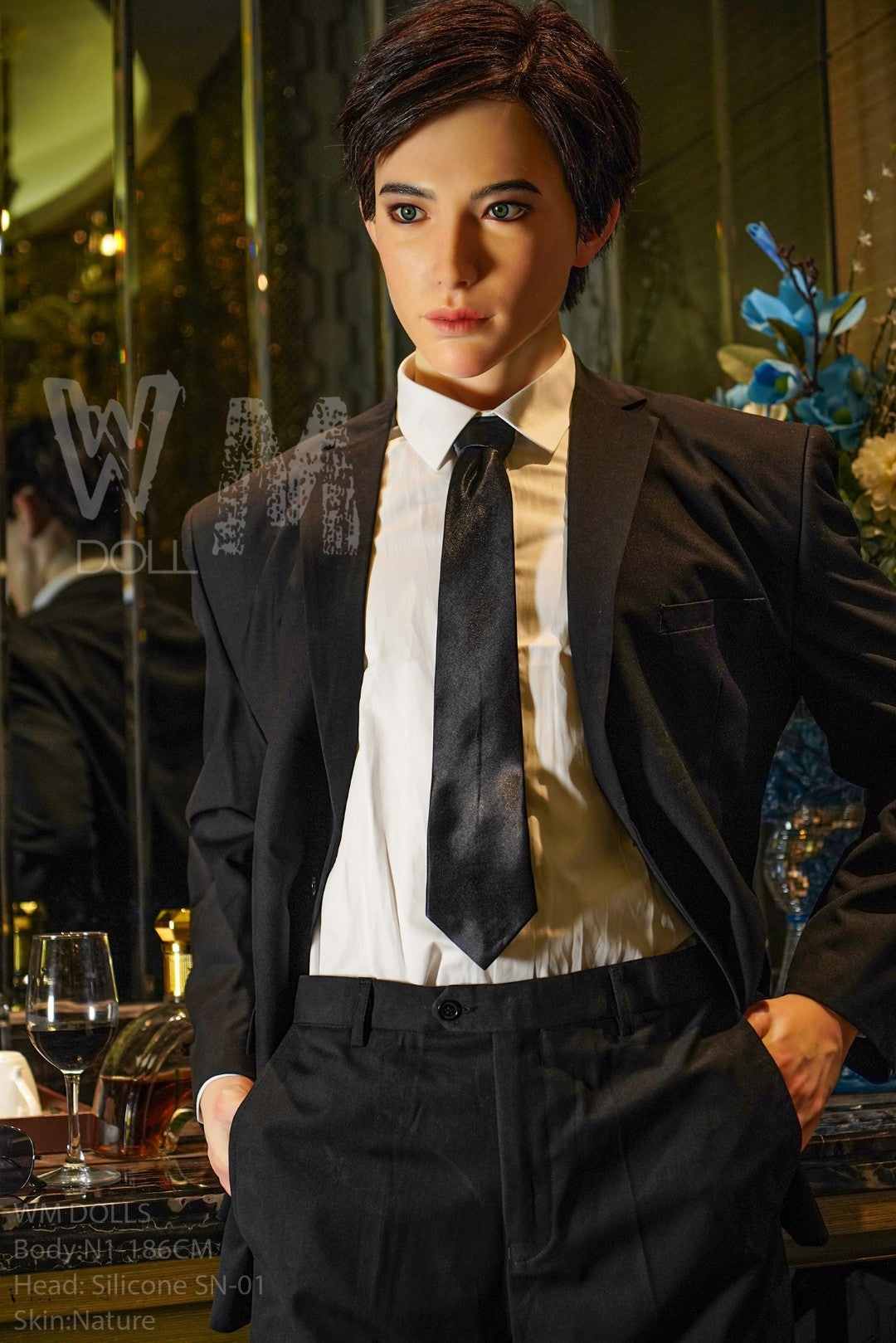 Kenji meessoost seksnukk (WM-nukk 186 cm #N1 silikoon)