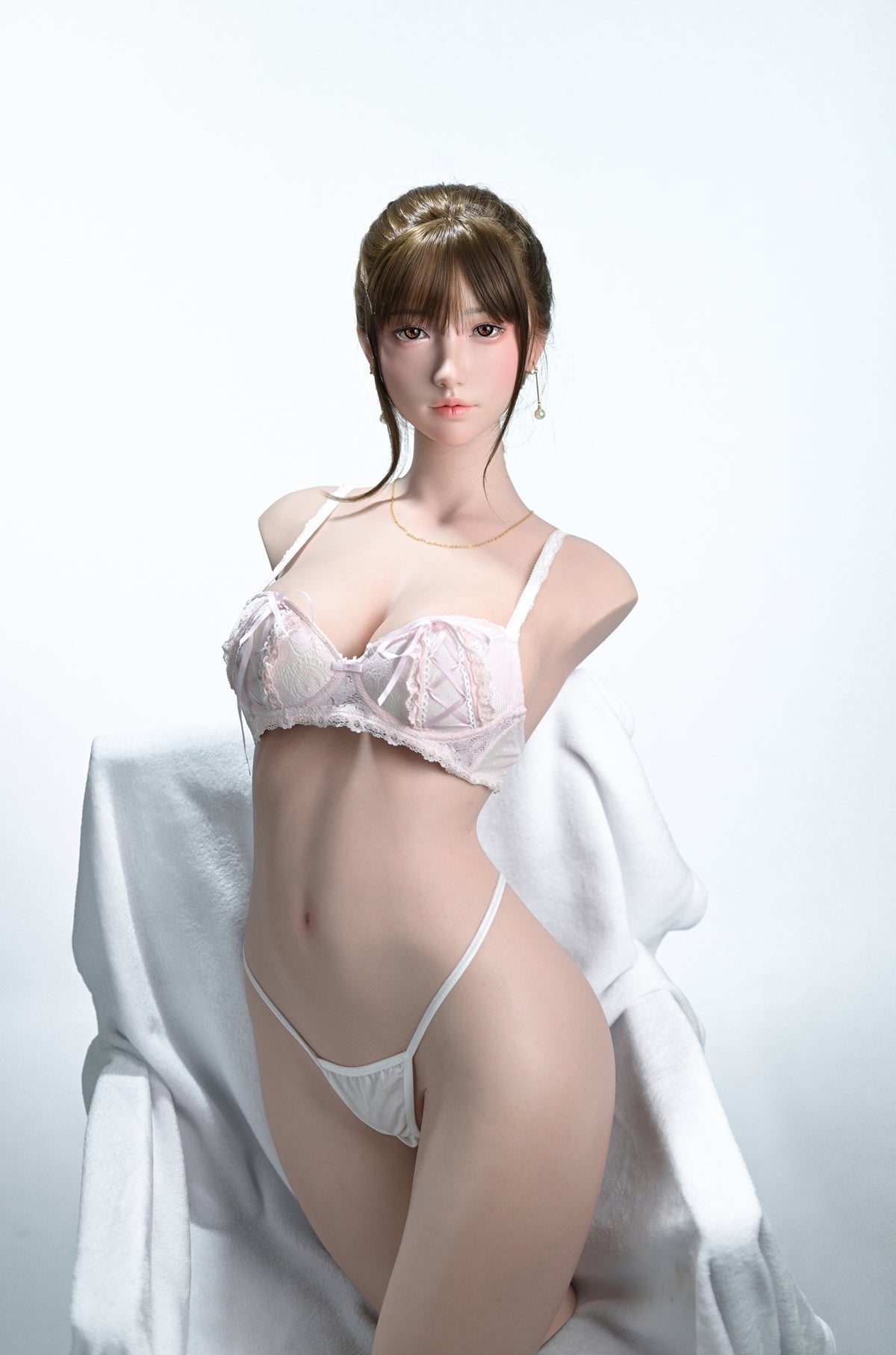 Zhang Yingxi torso seksnukk (FUDoll 95 cm G-Cup silikoon)