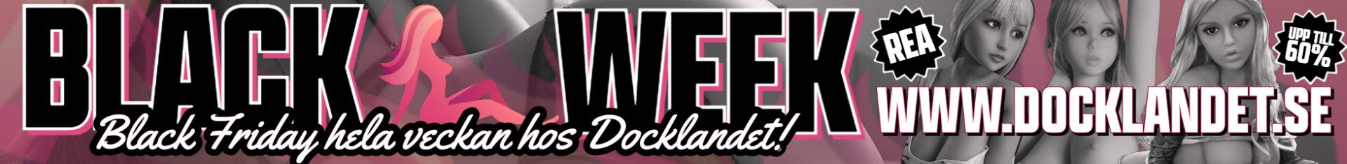 Sexdockor Black Friday hos Docklandet. Black Week Rea på real dolls. 