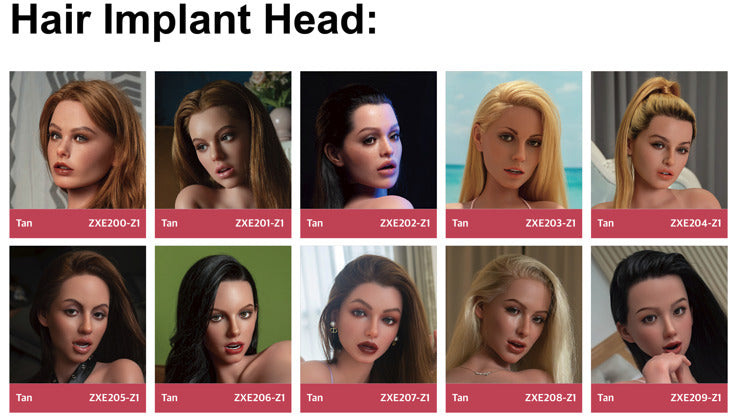 Kokë shtesë (Zelex Doll SLE Silikoni origjinal)