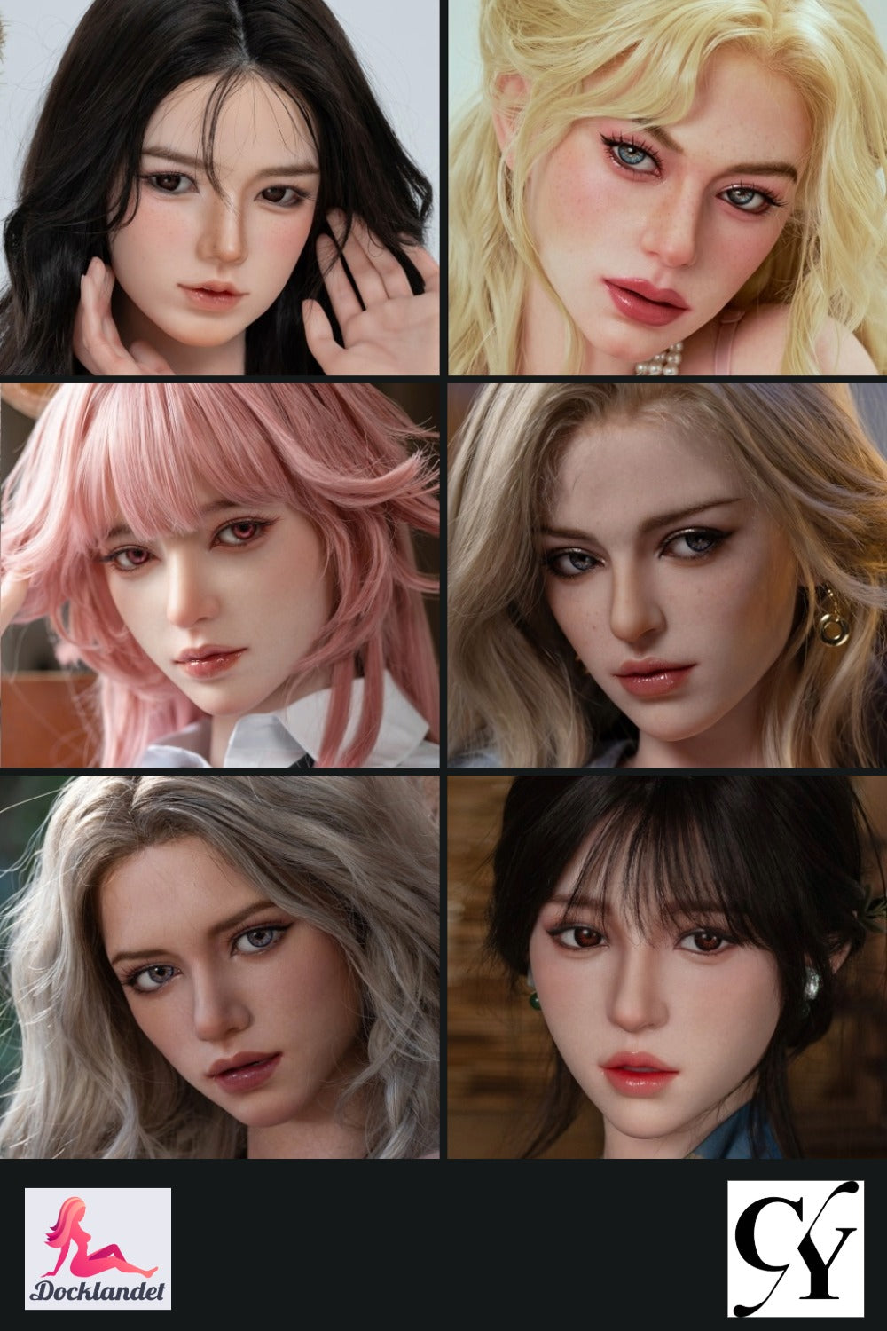 Tête supplémentaire (TOP-CYDoll Original en silicone)