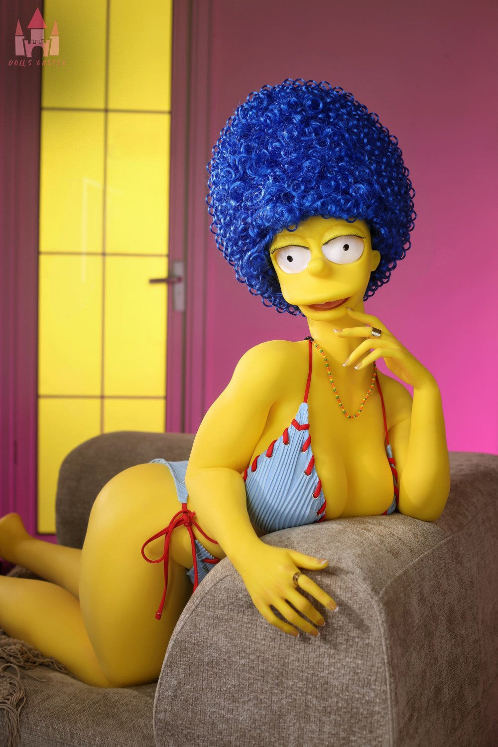 Marge Simpson szexbaba (Dolls Castle 147cm K-Cup #SZ12 Szilikon)