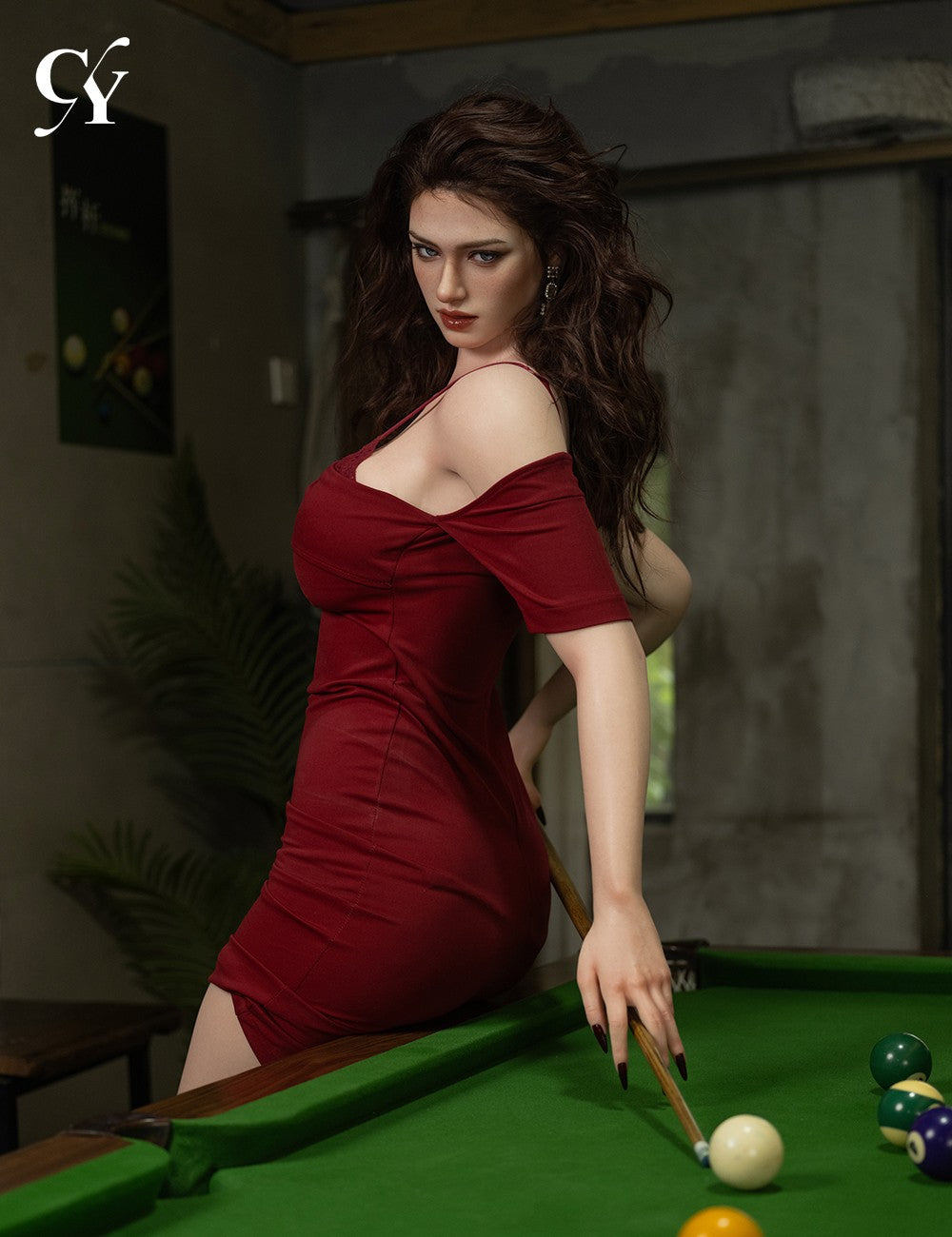 Elva секс кукла (TOP CYDOLL 176cm E-чаша TPE+силикон)