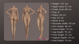 Nicole Sex Doll (FunWest Doll 157cm G-Cup #036S Silicon)