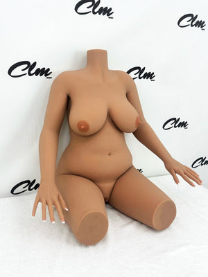 Boneca sexual ondulada do tronco (Climax Doll Classic 88cm f-kupa tpe)