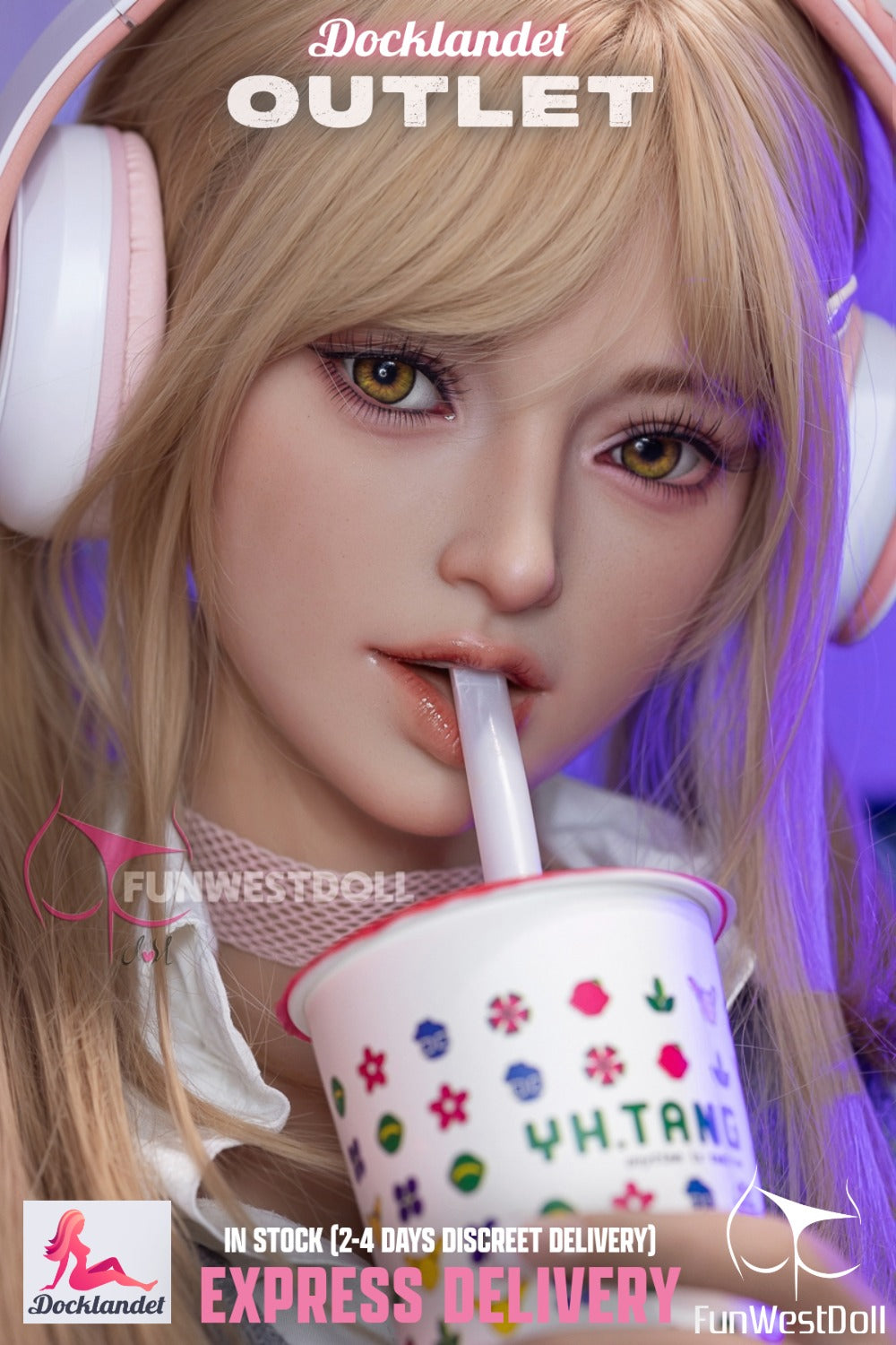 Boneca Sexual Alice (FunWest Doll Copo A de 159cm #038 TPE) EXPRESS A SAÍDA